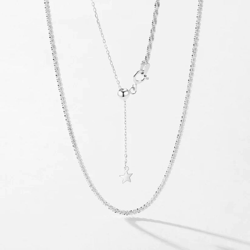 Collier Féminin en Argent Reflet des Étoiles