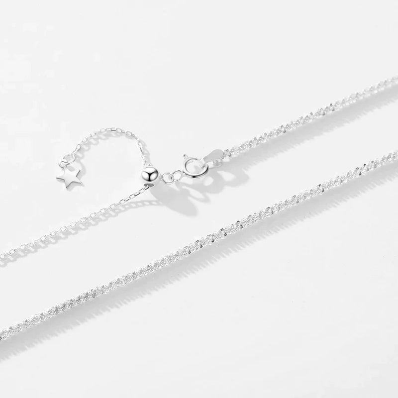 Collier Féminin en Argent Reflet des Étoiles